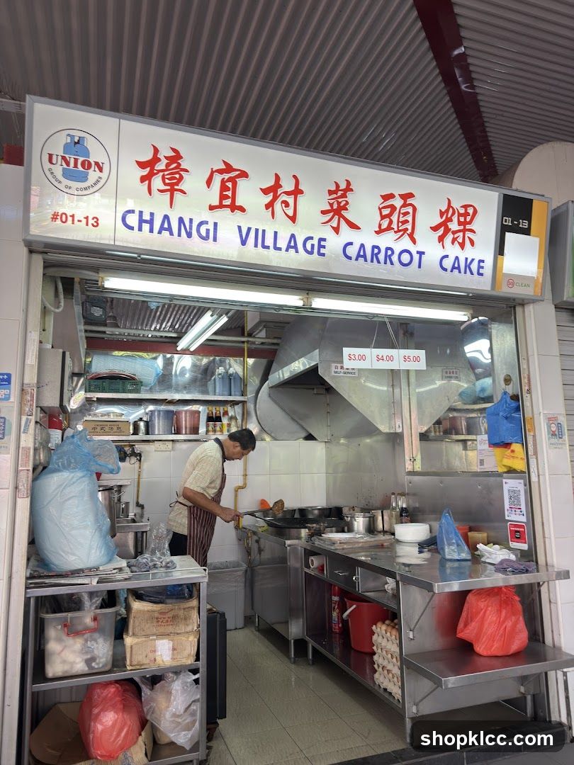 Changi Village Carrot Cake