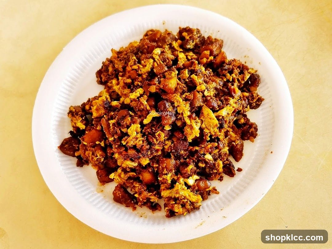Scrambled Eggs with Meat and Vegetables