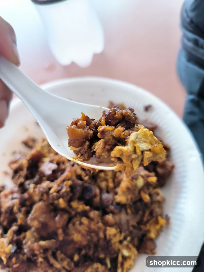 Close-up of food on a spoon