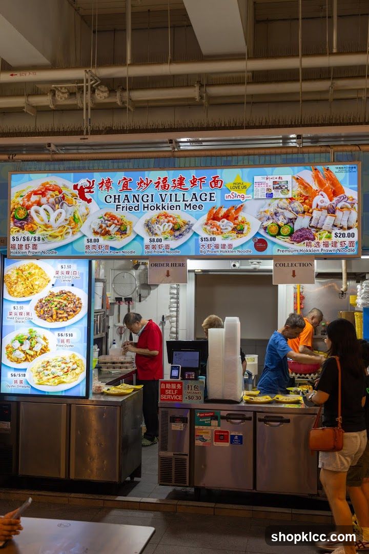 Changi Village Fried Hokkien Mee Menu