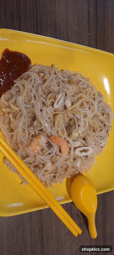 Noodles with Shrimp and Squid