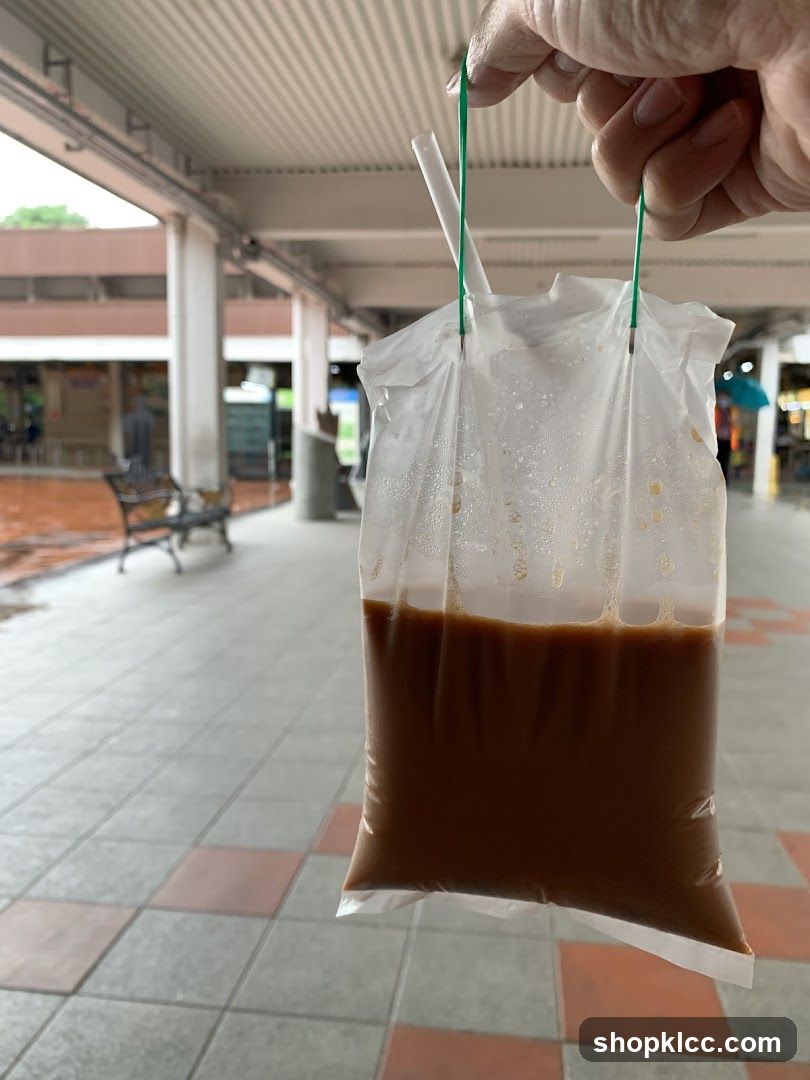 Beverage in a Plastic Bag