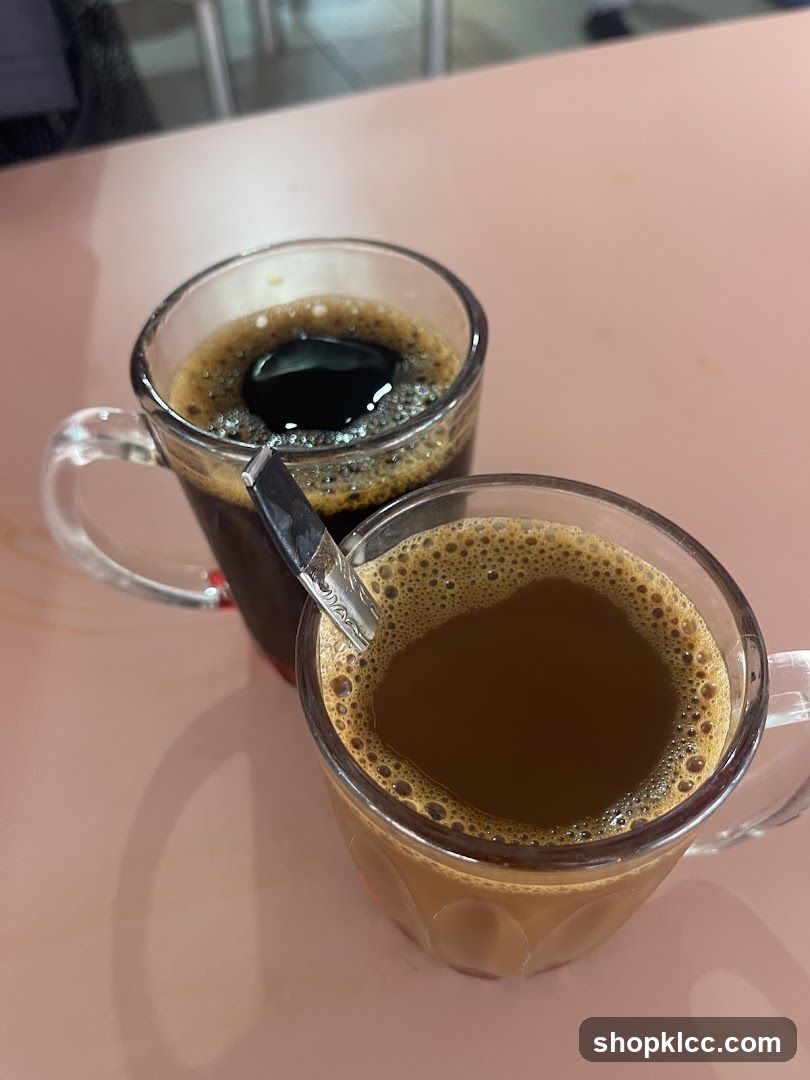 Two cups of coffee