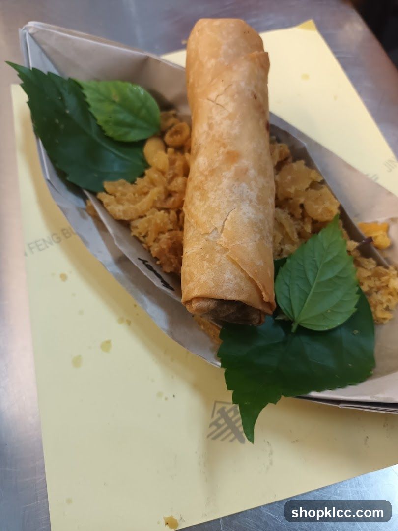 Spring Roll with Crispy Bits