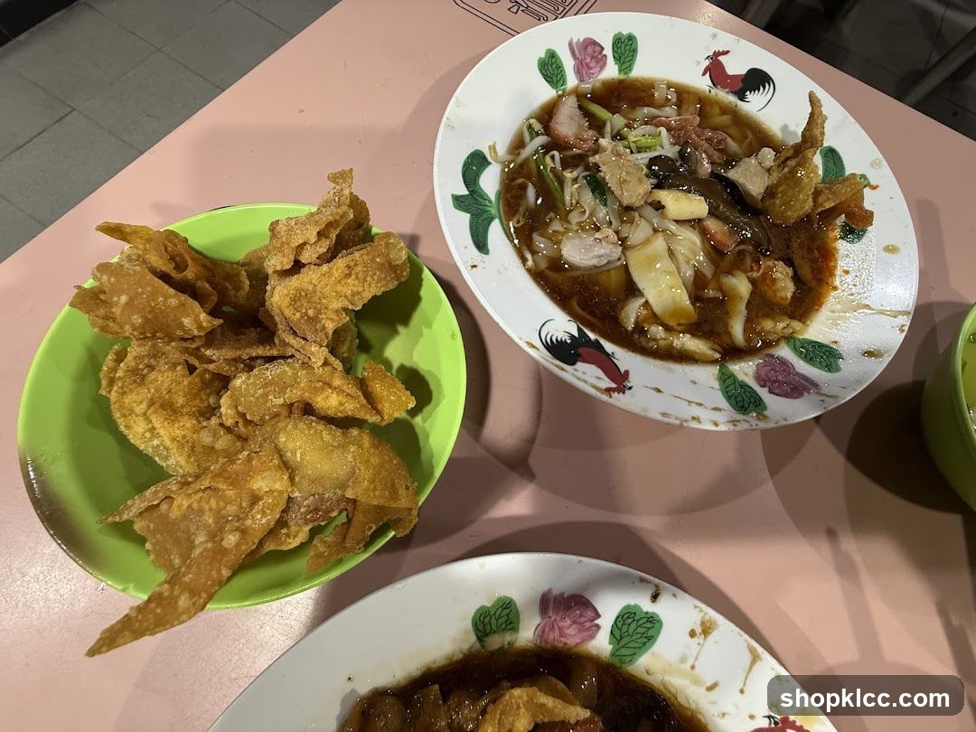 Fried Wontons and Noodles