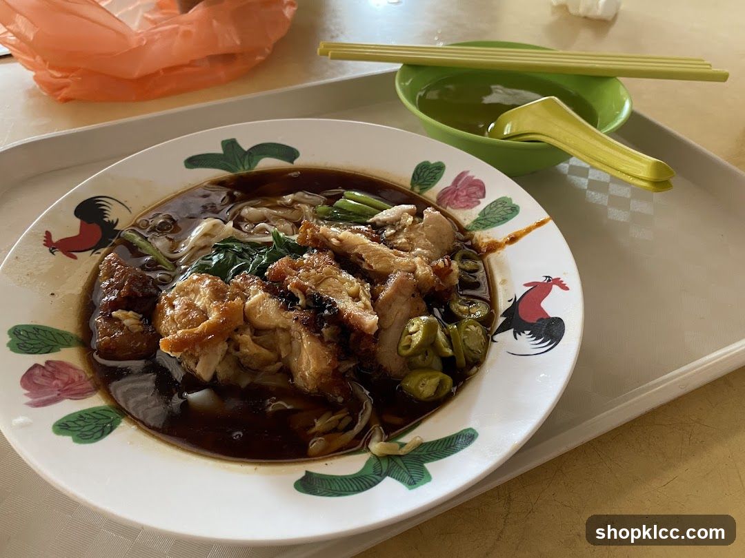 Noodles with Meat and Greens