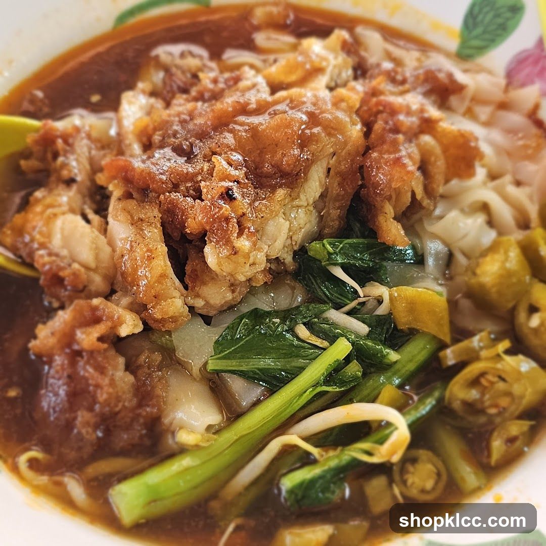 Noodle Soup with Fried Chicken