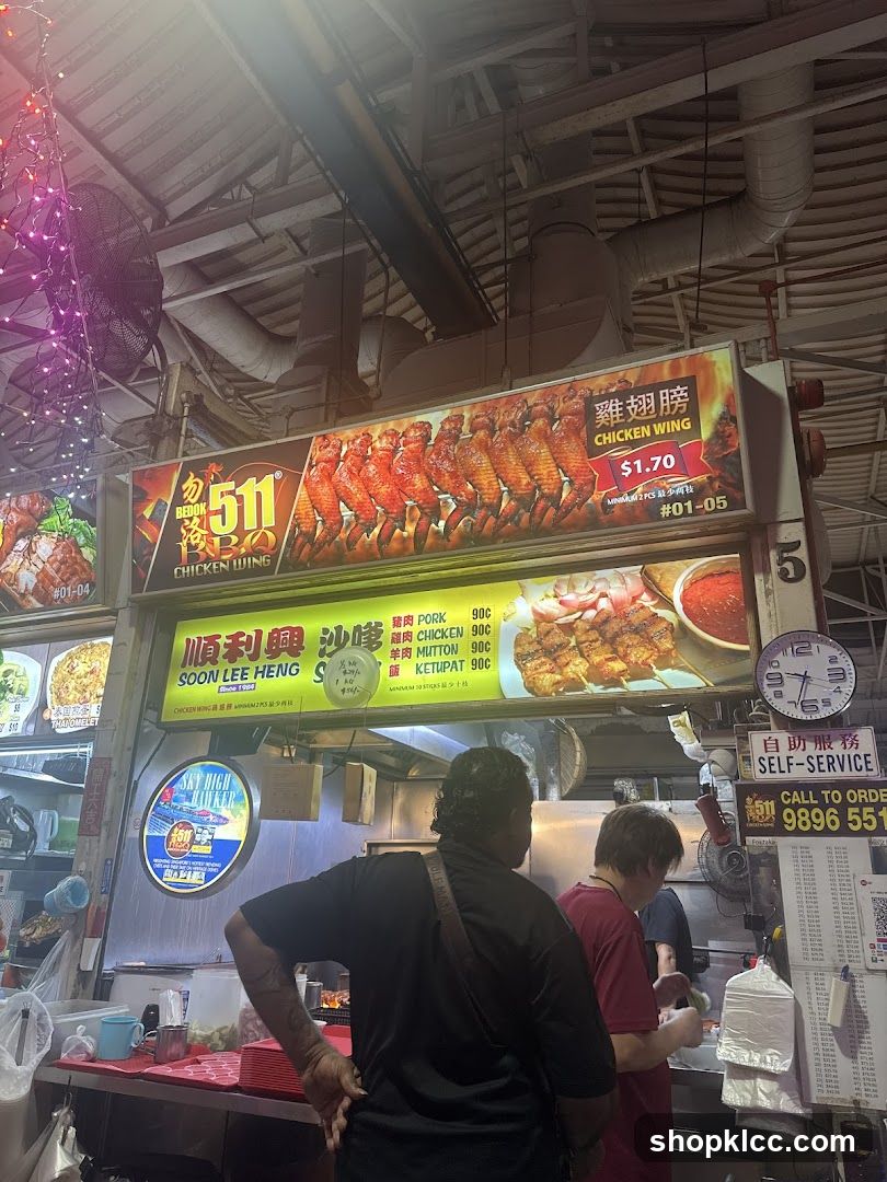 Food Stall with Menu