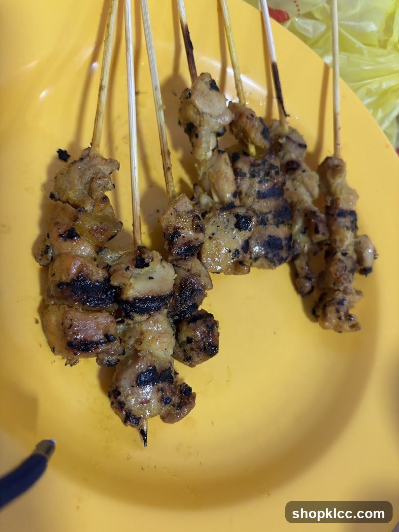 Chicken Satay Skewers
