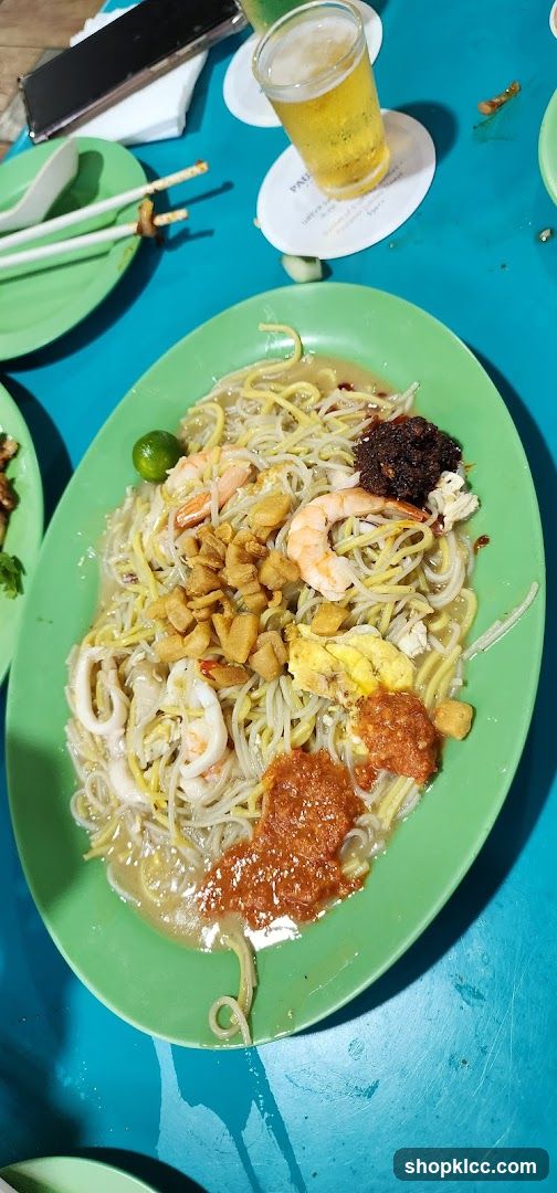 Noodles with Shrimp and Squid