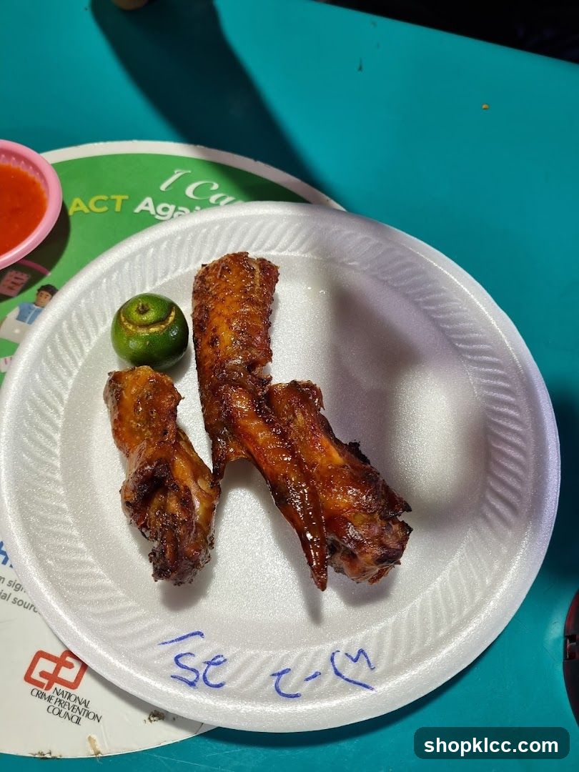 Chicken Wings with Lime and Sauce