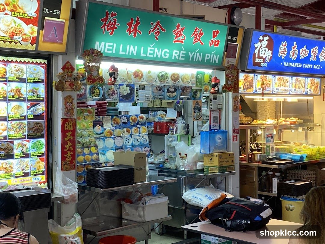 Food Stall with Menu Displays
