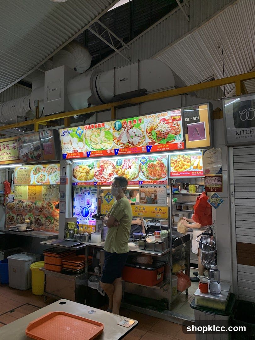 Food Stall with Menu Displays