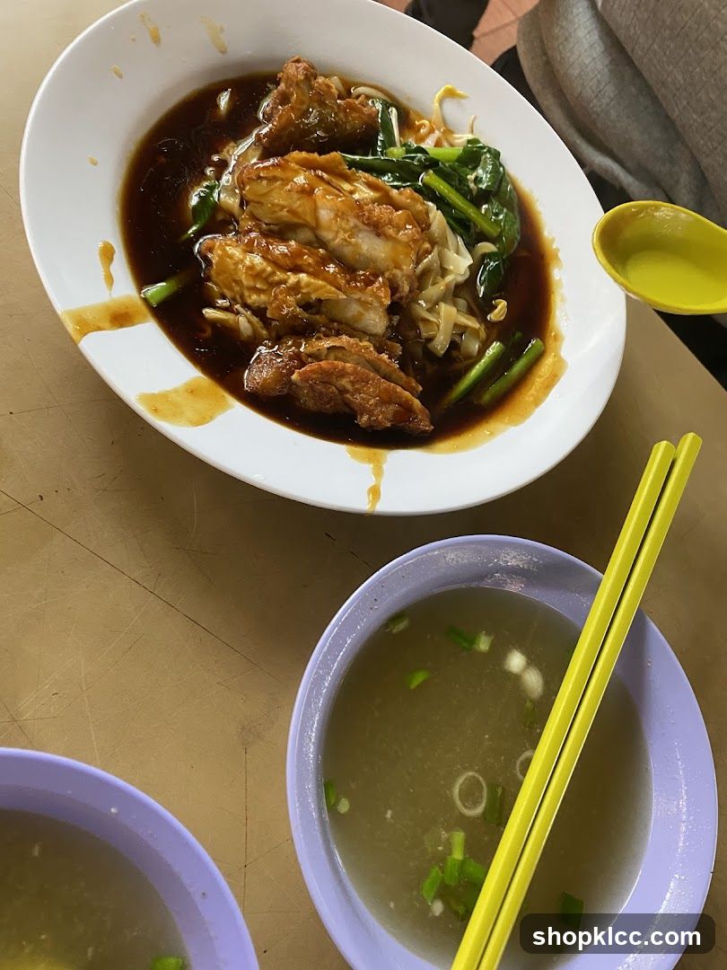 Noodles with Meat and Greens