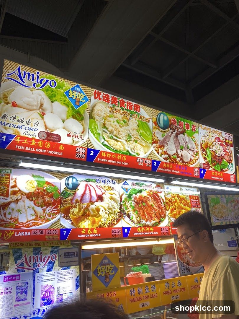 Food Stall Menu