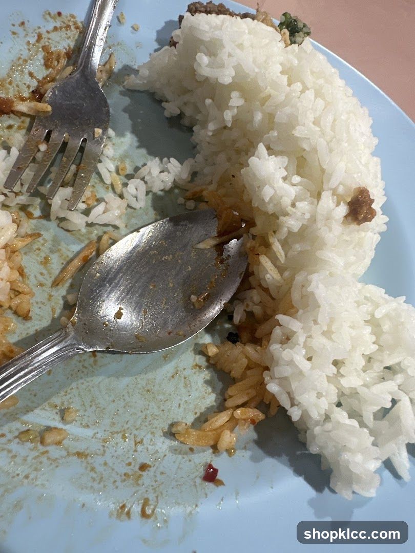 Partially Eaten Meal on a Plate
