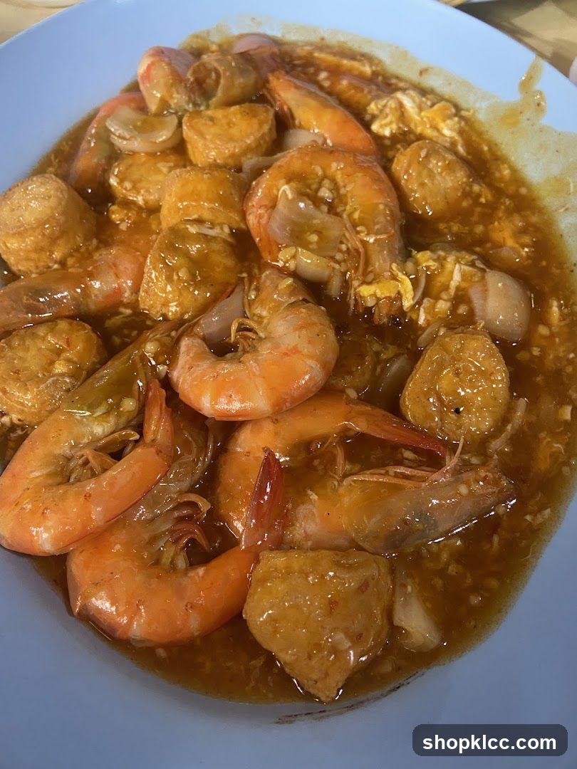 Shrimp and Tofu Dish