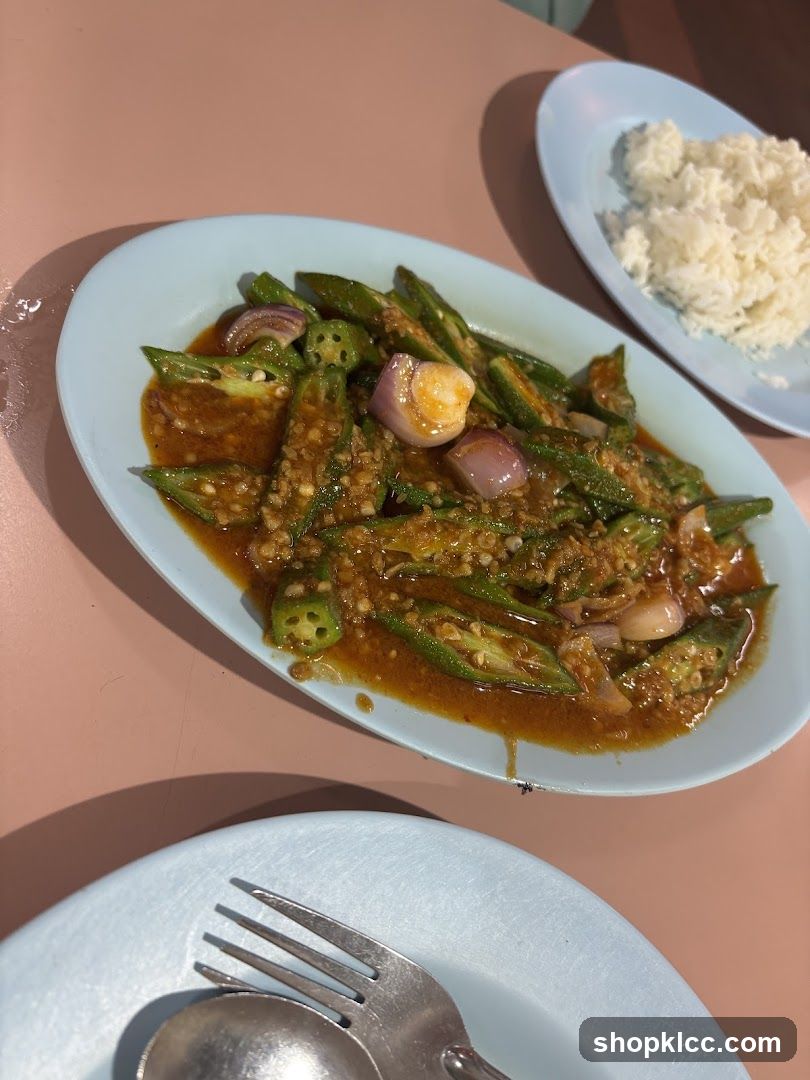 Spicy Okra Dish with Rice