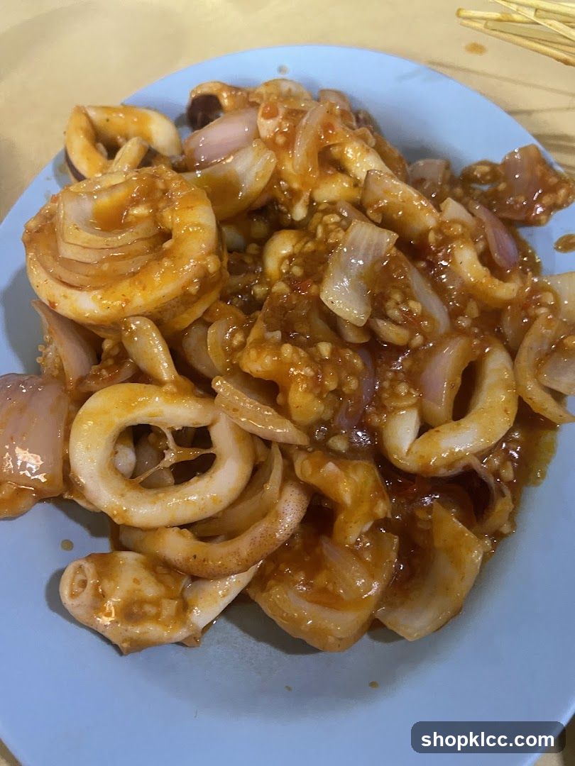 Squid with Onions