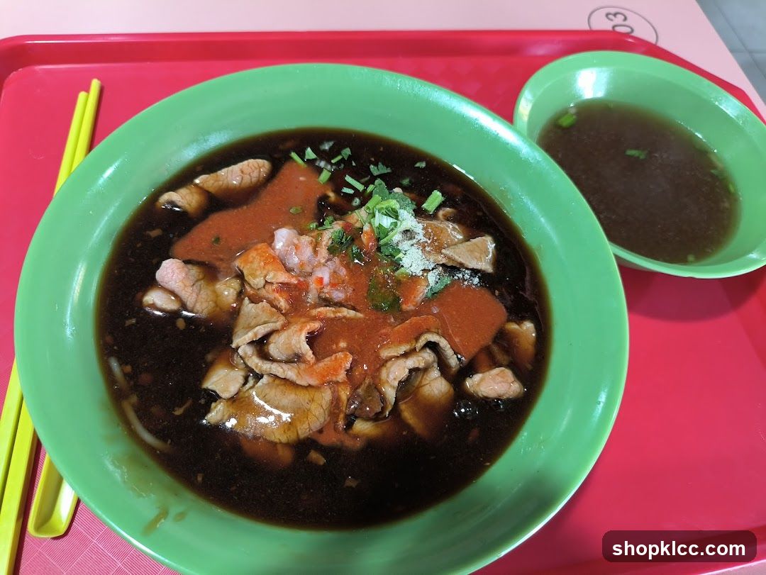 Noodle Soup with Sliced Meat