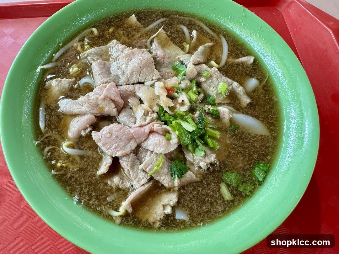Bowl of Noodles with Sliced Pork