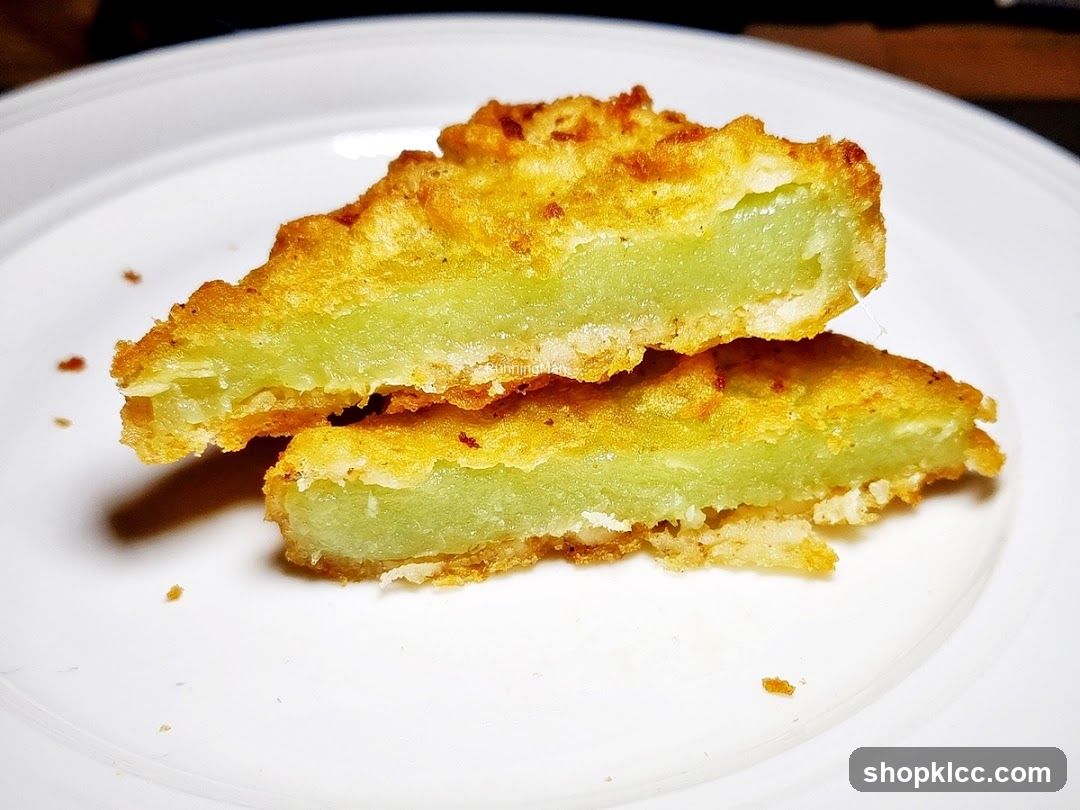 Fried Green Dessert Slices