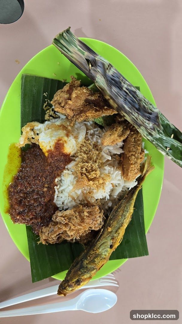 Nasi Lemak with Fried Fish