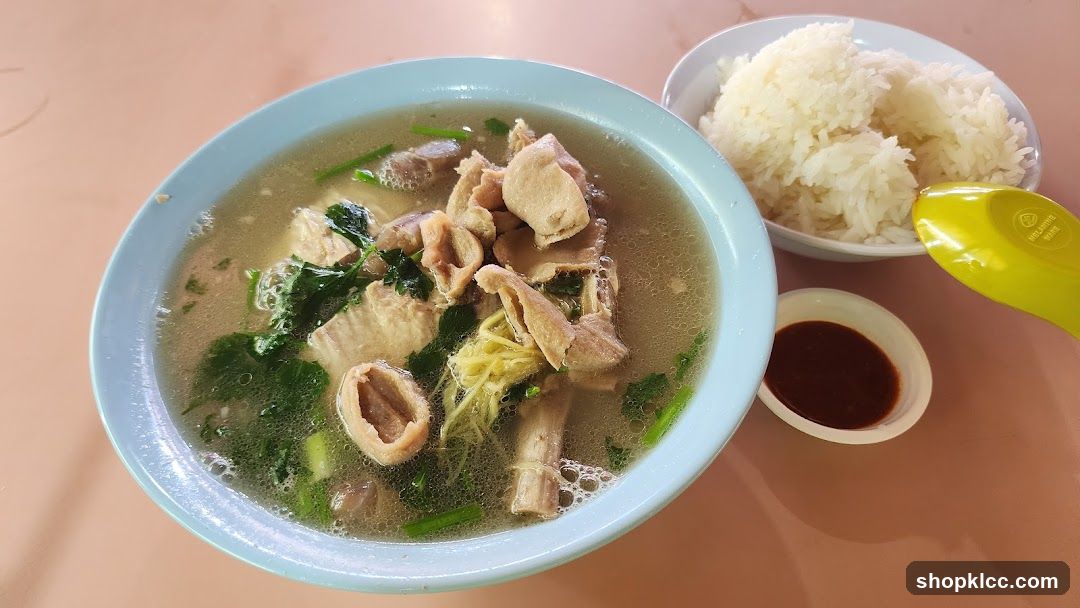 Pork Rib Soup with Rice