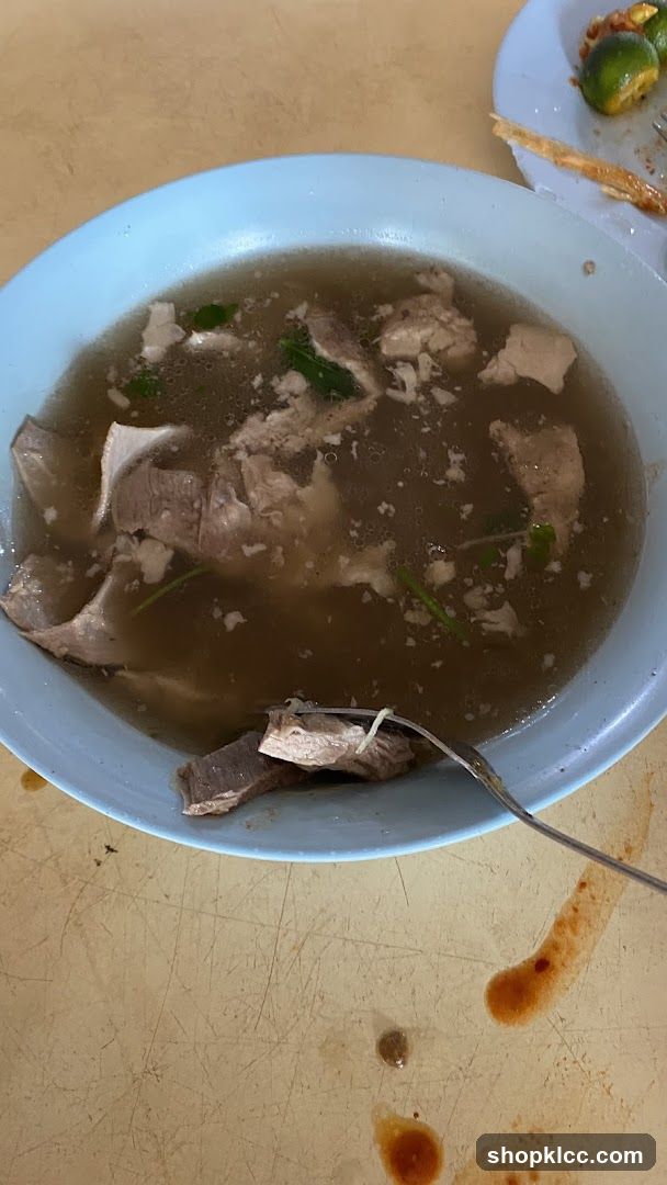 Bowl of Meat Soup