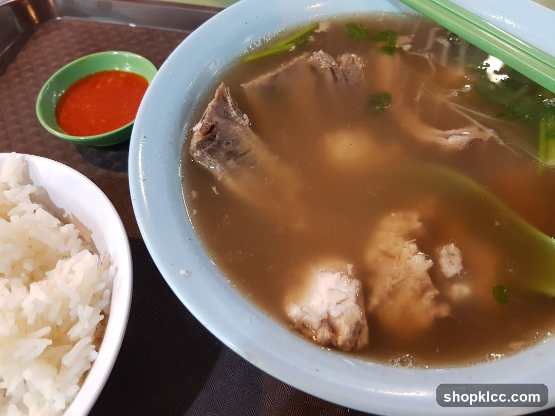 Pork Rib Soup with Rice