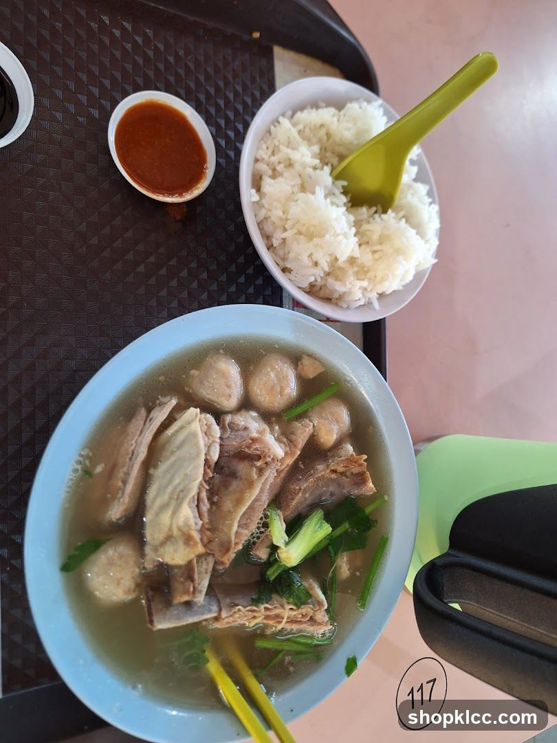 Pork Rib Soup with Rice