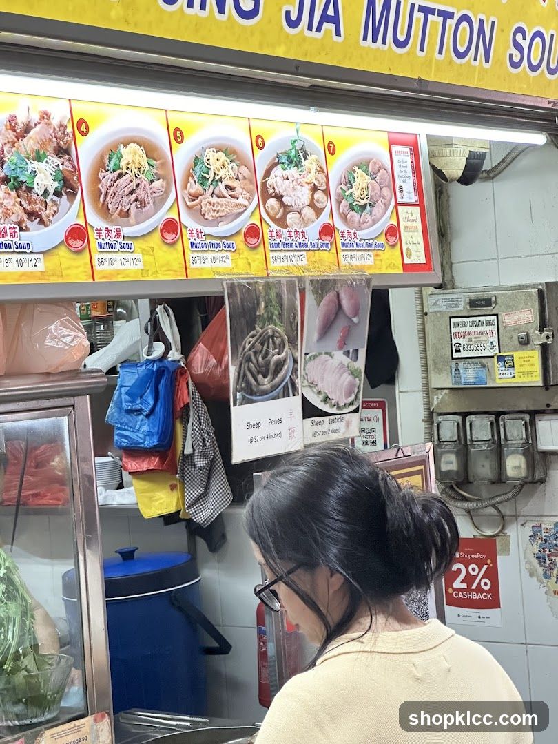 Food Stall Menu