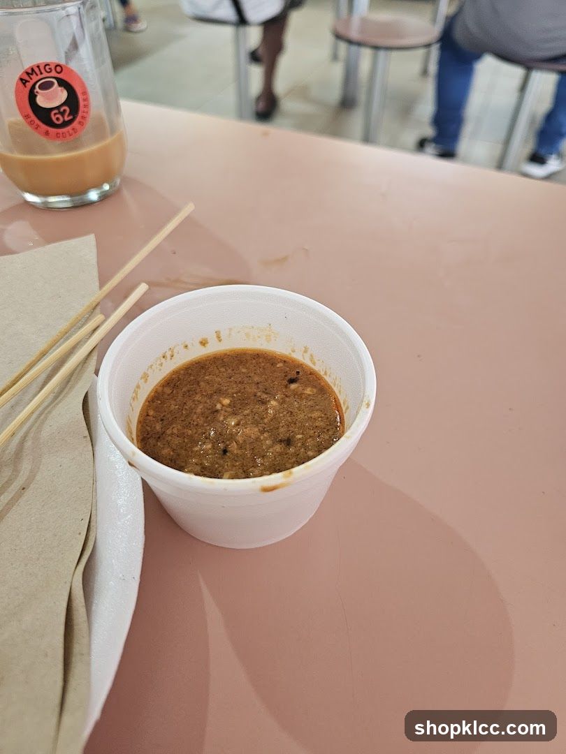 Dipping Sauce and Drink