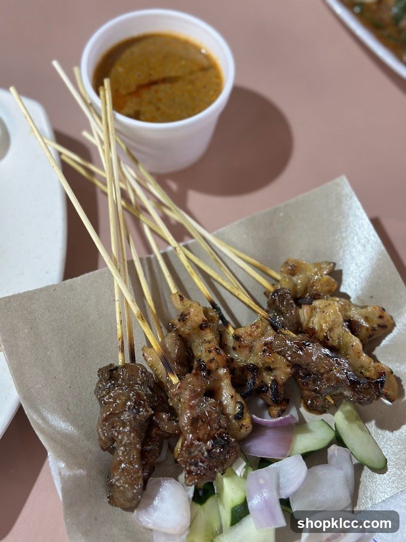 Satay Skewers with Peanut Sauce