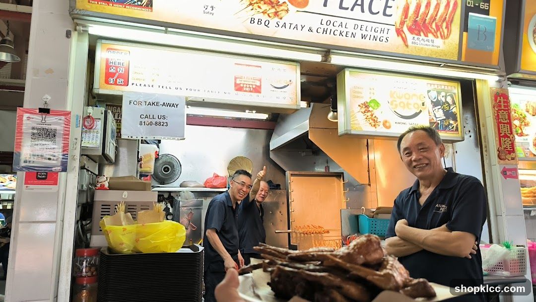 BBQ Satay and Chicken Wings Stall