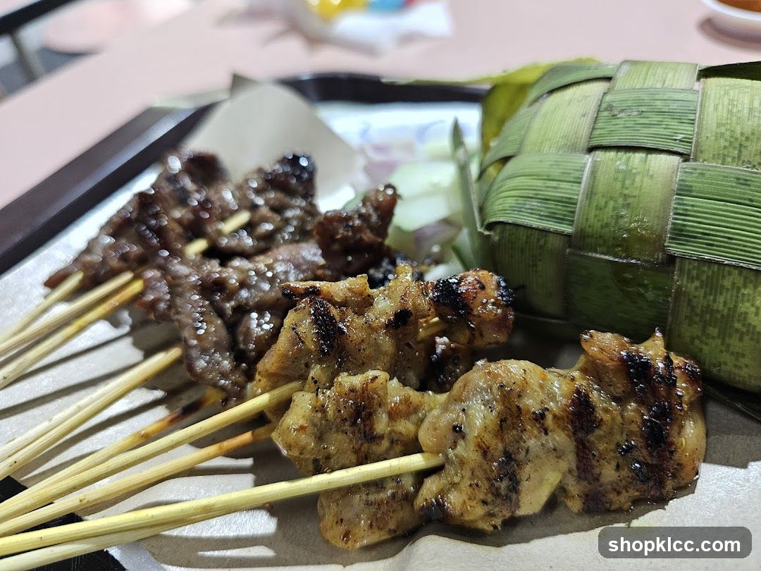 Satay Skewers with Ketupat
