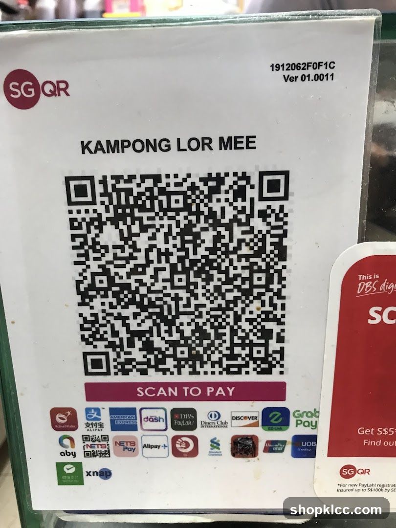 Kampong Lor Mee Payment QR Code