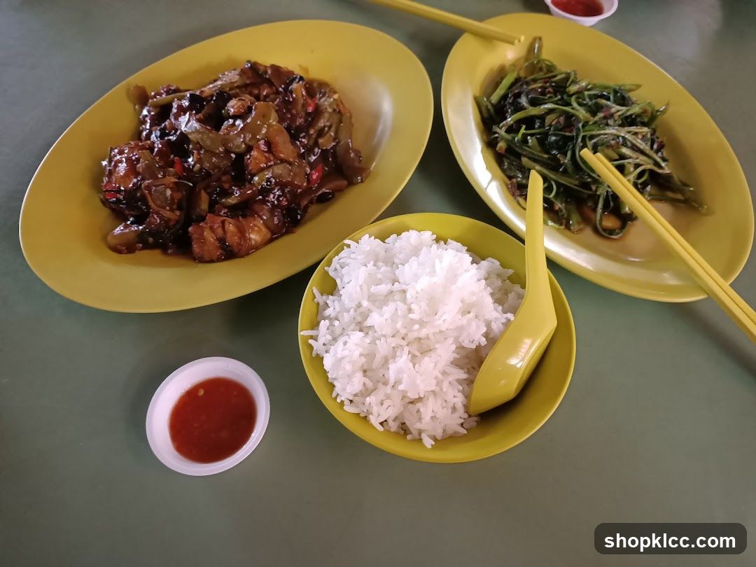 Stir-fried dishes with rice