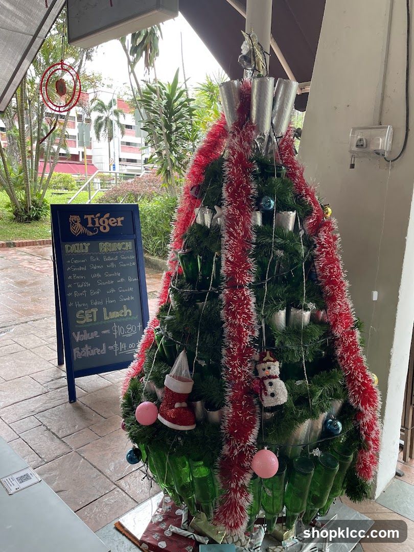 Christmas Tree and Menu