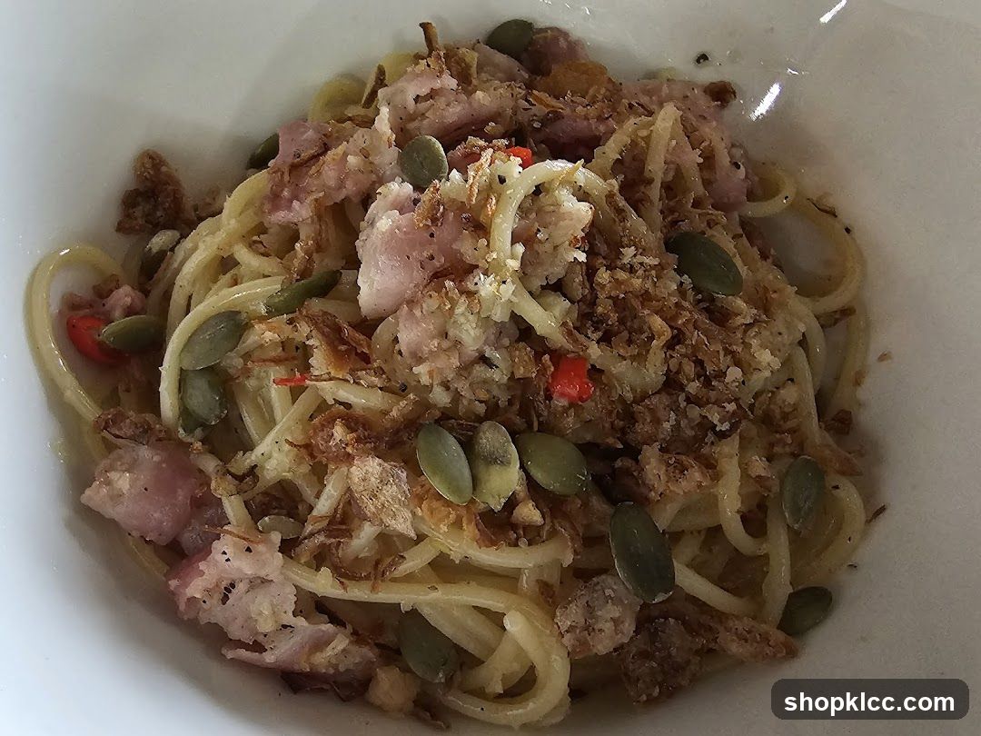 Spaghetti with Toppings