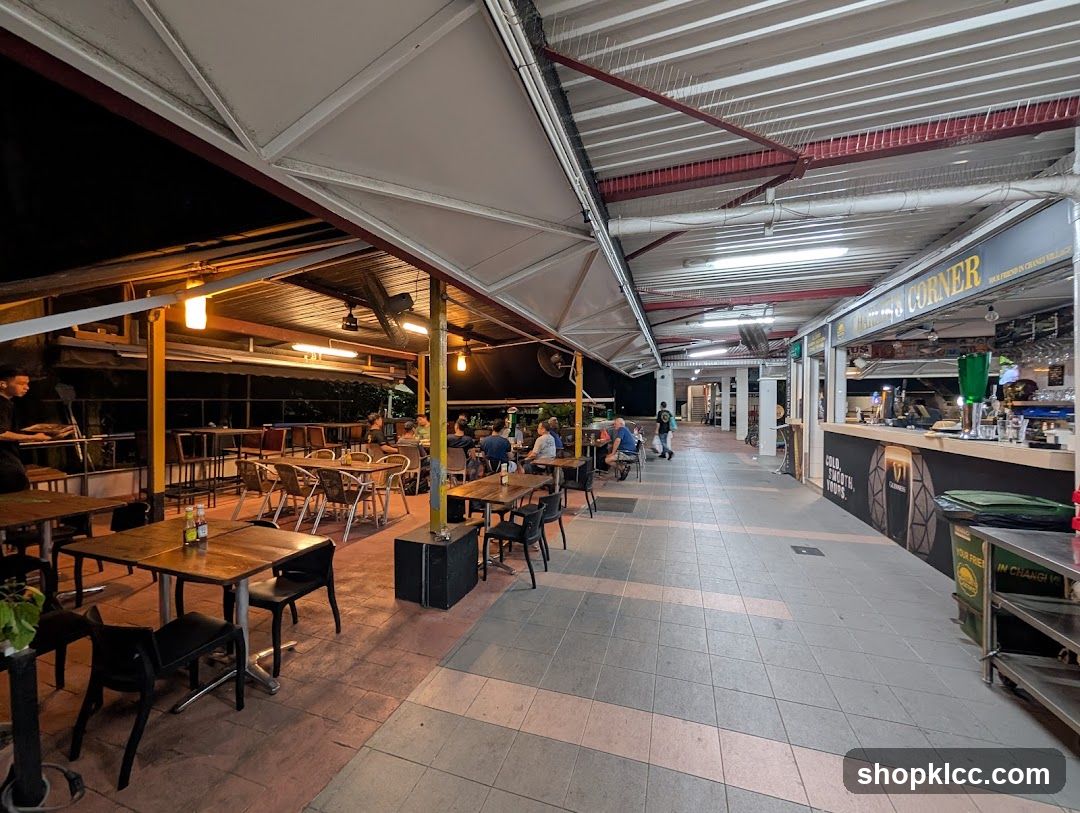 Outdoor Seating Area at a Restaurant