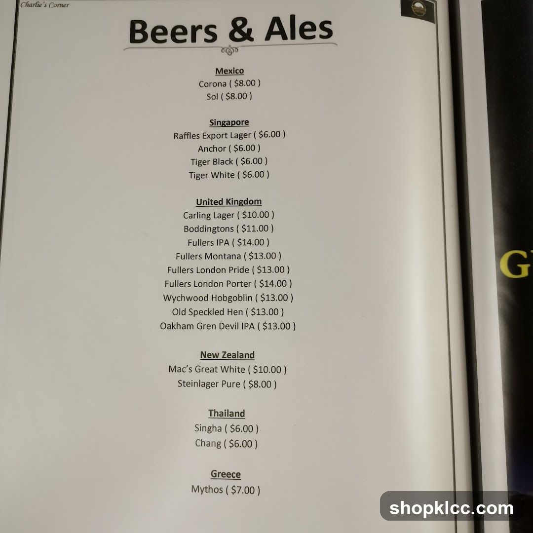 Beers & Ales