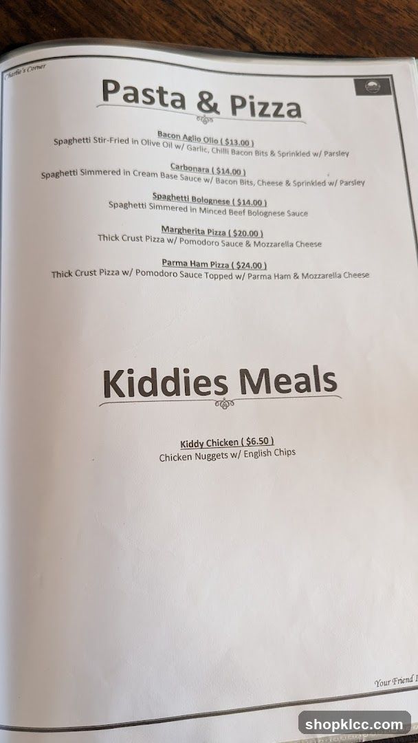 Pasta & Pizza Kiddies Meals