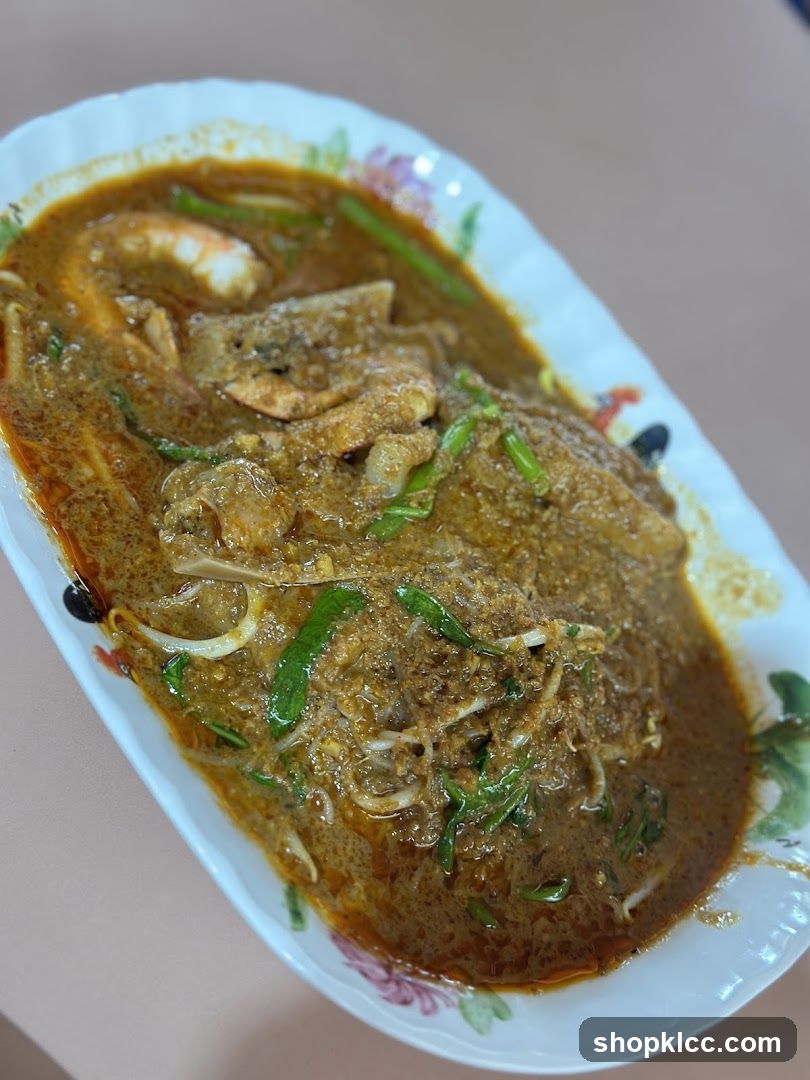 Curry Noodles with Shrimp