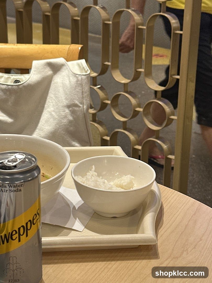 Meal with Schweppes Drink
