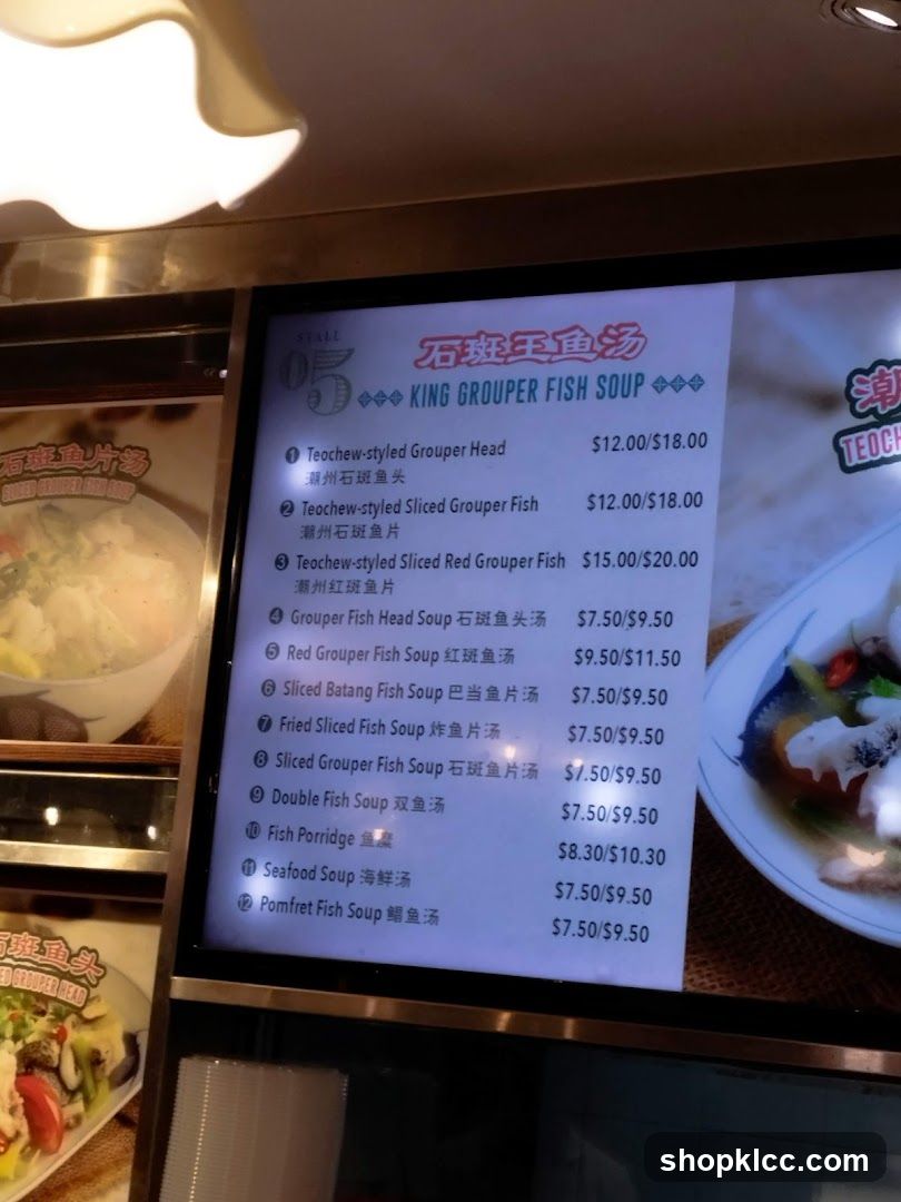 KING GROUPER FISH SOUP