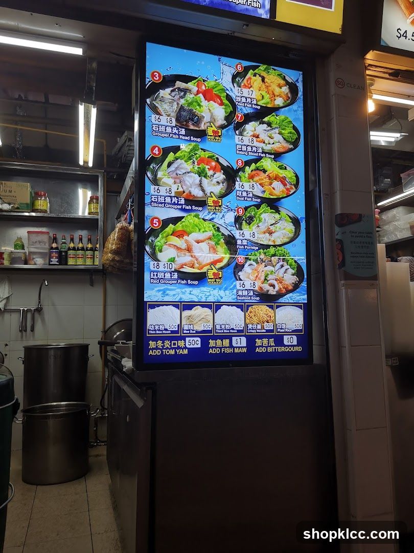 Fish Soup Menu