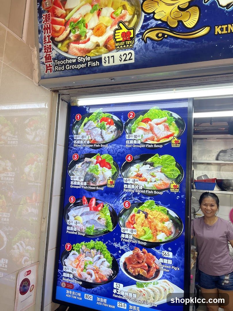 Fish Soup Menu