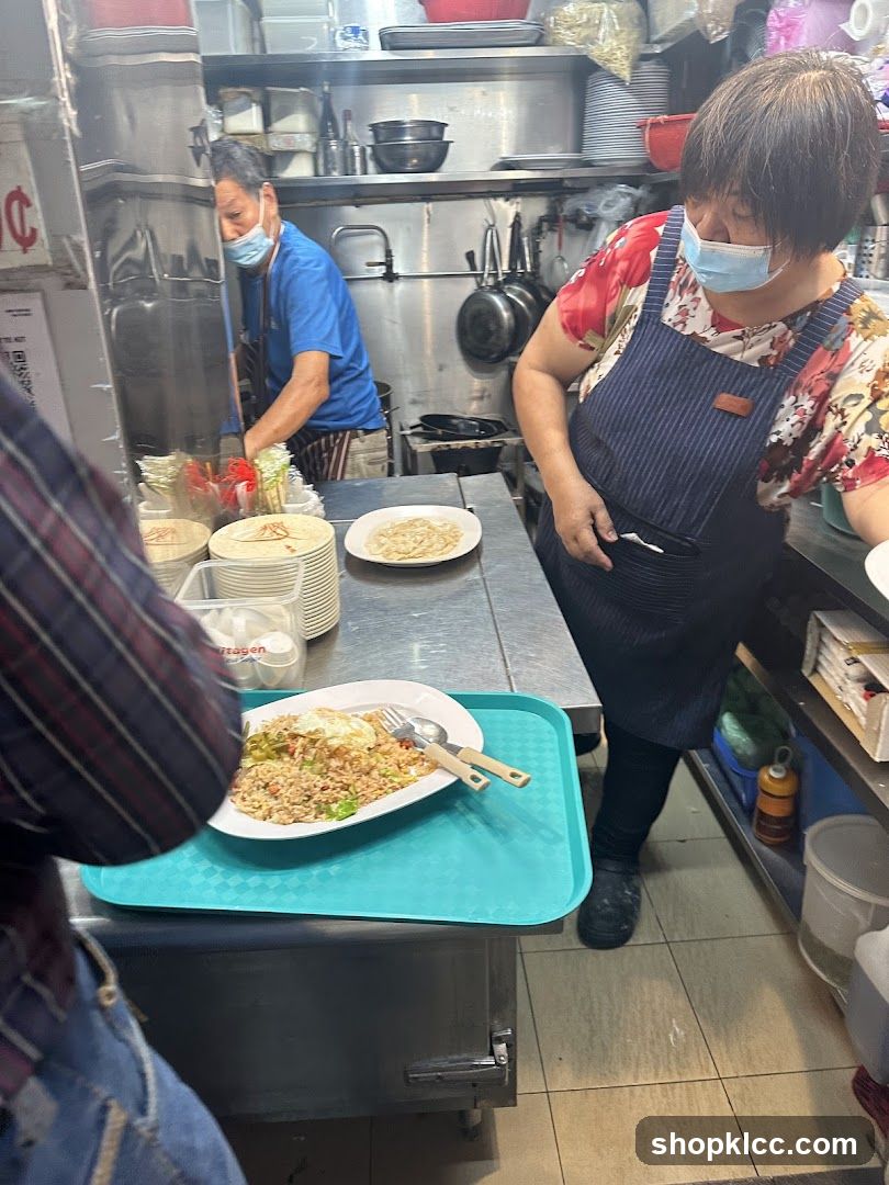 Kitchen Staff Preparing Food