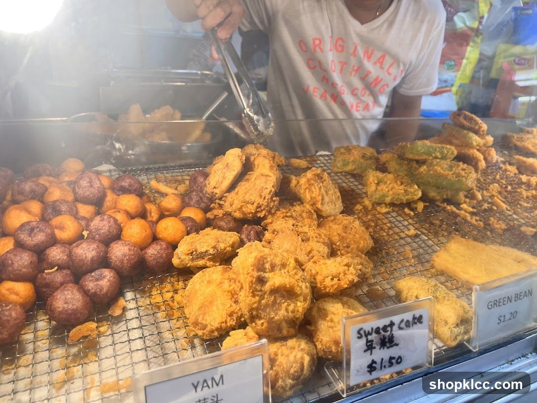 Fried Snacks Display